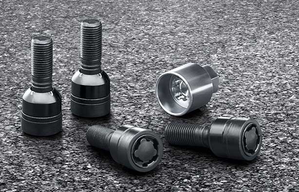 Anti theft shop tire bolts